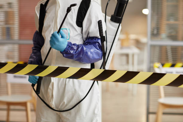 Professional Infectious Disease Decontamination technician working in Jericho, NY